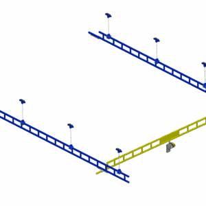 Ceiling-Mounted Workstation Crane
